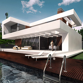 By MoRE_Hoyo de Manzanares_render exterior diurno desde la piscina_miniatura